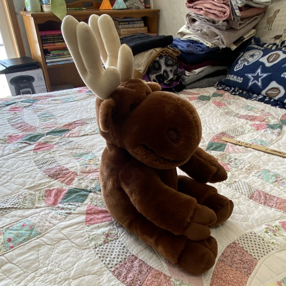 Kohl's Cares Brown Moose Large Plush Stuffed Animal 24-36in Washable 2003